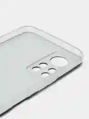Серый меланж силиконовый чехол на Infinix HOT 11S NFC / Инфиникс Хот 11S NFC прозрачный, с рисунком