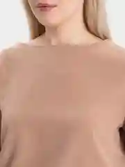 Бежевый блузка женская, праздничная