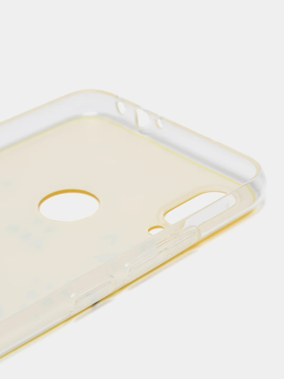 Горчичный силиконовый чехол на Xiaomi Redmi Note 7 / Сяоми Редми Нот 7 прозрачный, с рисунком