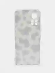 Золотистый хаки силиконовый чехол на Infinix HOT 11S NFC / Инфиникс Хот 11S NFC прозрачный, с рисунком