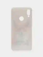 Оранжевый силиконовый чехол на Xiaomi Redmi Note 7 / Сяоми Редми Нот 7 прозрачный, с рисунком