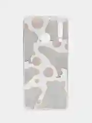 Терракотовый чехол на Huawei P30 Lite/Honor 20S/20 Lite 2020 / Хонор 20 Lite прозрачный, с рисунком