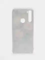 Кораллово-розовый силиконовый чехол на Xiaomi Redmi Note 8T / Сяоми Редми Нот 8T прозрачный, с рисунком