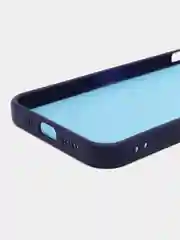 Темно-синий silicone Case чехол для iPhone (Айфон) 15, 14, 13, 12, 11, Pro, Max, Mini, Plus, XR, X, XS