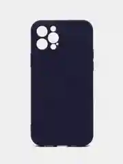 Темно-синий silicone Case чехол для iPhone (Айфон) 15, 14, 13, 12, 11, Pro, Max, Mini, Plus, XR, X, XS