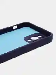 Темно-синий silicone Case чехол для iPhone (Айфон) 15, 14, 13, 12, 11, Pro, Max, Mini, Plus, XR, X, XS