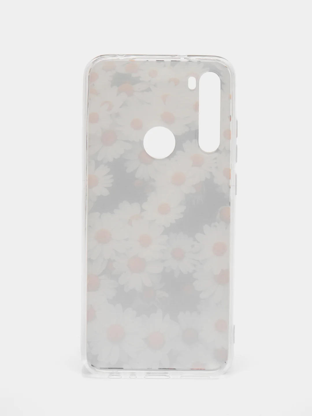 Золотой силиконовый чехол на Xiaomi Redmi Note 8T / Сяоми Редми Нот 8T прозрачный, с рисунком