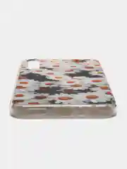 Золотой силиконовый чехол на Xiaomi Redmi Note 8T / Сяоми Редми Нот 8T прозрачный, с рисунком