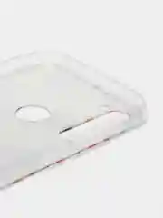 Золотой силиконовый чехол на Xiaomi Redmi Note 8T / Сяоми Редми Нот 8T прозрачный, с рисунком