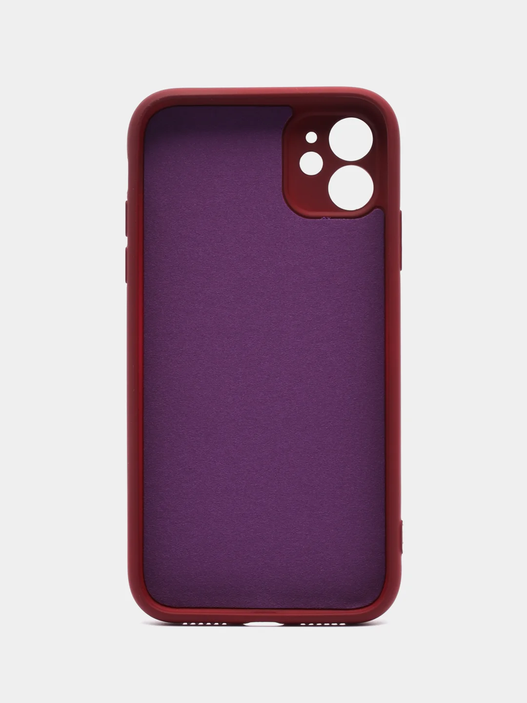 Тёмно-бордовый silicone Case чехол для iPhone (Айфон) 15, 14, 13, 12, 11, Pro, Max, Mini, Plus, XR, X, XS