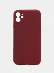 Тёмно-бордовый silicone Case чехол для iPhone (Айфон) 15, 14, 13, 12, 11, Pro, Max, Mini, Plus, XR, X, XS