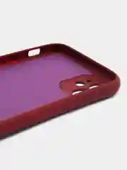 Тёмно-бордовый silicone Case чехол для iPhone (Айфон) 15, 14, 13, 12, 11, Pro, Max, Mini, Plus, XR, X, XS