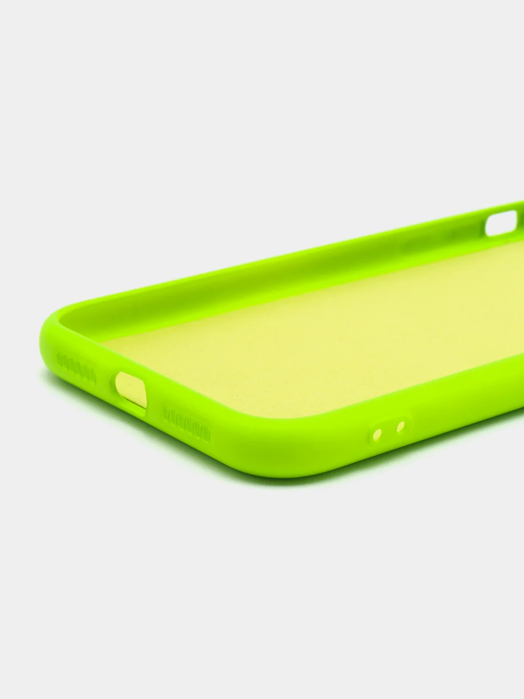 Лайм silicone Case чехол для iPhone (Айфон) 15, 14, 13, 12, 11, Pro, Max, Mini, Plus, XR, X, XS