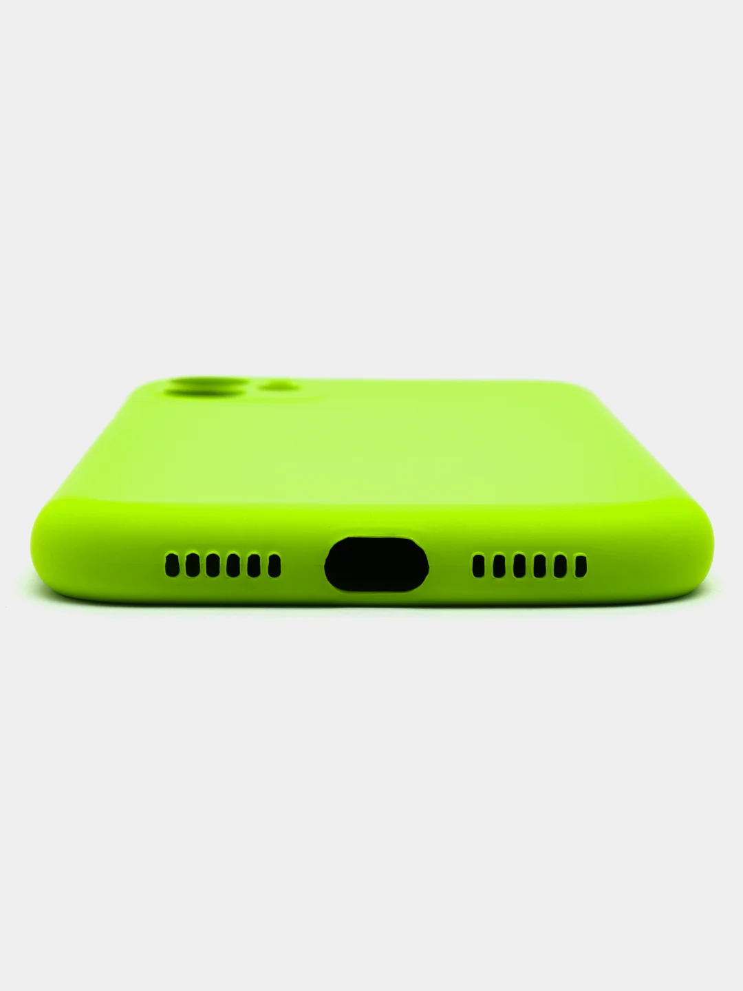 Лайм silicone Case чехол для iPhone (Айфон) 15, 14, 13, 12, 11, Pro, Max, Mini, Plus, XR, X, XS