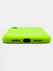 Лайм silicone Case чехол для iPhone (Айфон) 15, 14, 13, 12, 11, Pro, Max, Mini, Plus, XR, X, XS