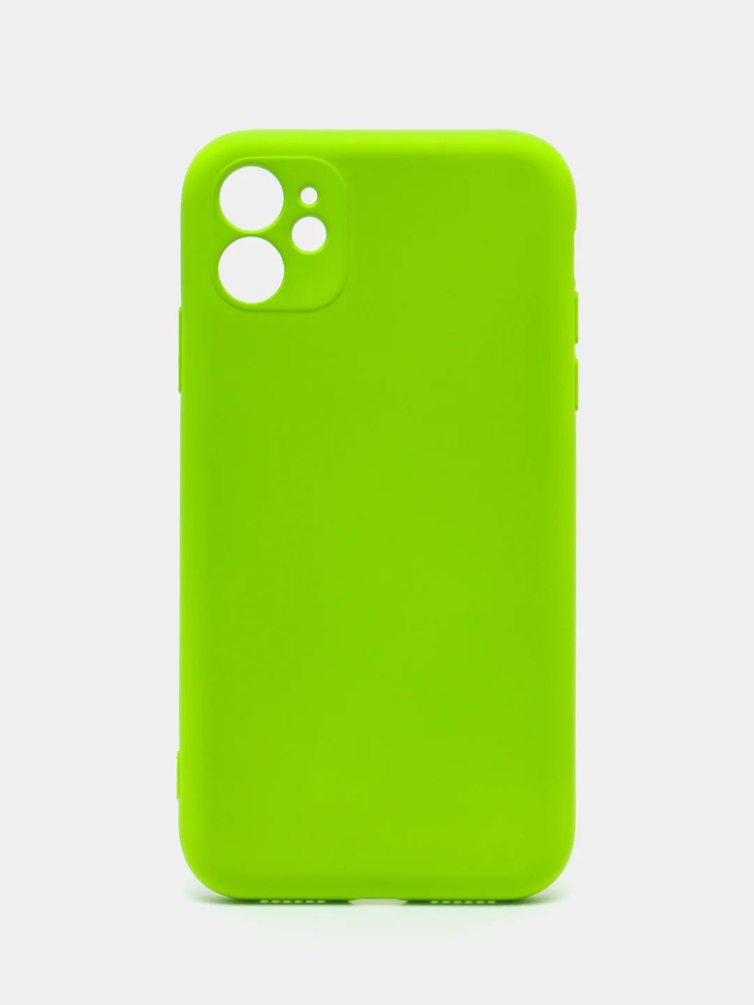 Лайм silicone Case чехол для iPhone (Айфон) 15, 14, 13, 12, 11, Pro, Max, Mini, Plus, XR, X, XS