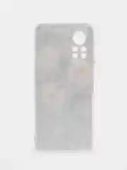 Кораллово-розовый силиконовый чехол на Infinix HOT 11S NFC / Инфиникс Хот 11S NFC прозрачный, с рисунком