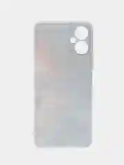 Фиолетовый чехол на Tecno Spark 9 Pro / Текно Спарк 9 Про прозрачный, с рисунком, защита камеры