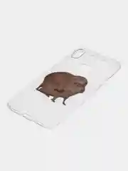 Бежевый силиконовый чехол на Xiaomi Redmi Note 7 / Сяоми Редми Нот 7 прозрачный, с рисунком