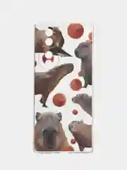 Терракотовый силиконовый чехол на Honor 70 / Хонор 70 прозрачный, с рисунком, защита камеры