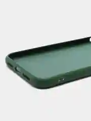 Зеленый silicone Case чехол для iPhone (Айфон) 15, 14, 13, 12, 11, Pro, Max, Mini, Plus, XR, X, XS