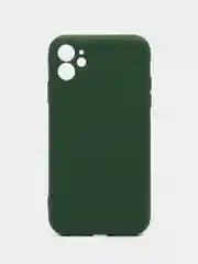 Зеленый silicone Case чехол для iPhone (Айфон) 15, 14, 13, 12, 11, Pro, Max, Mini, Plus, XR, X, XS