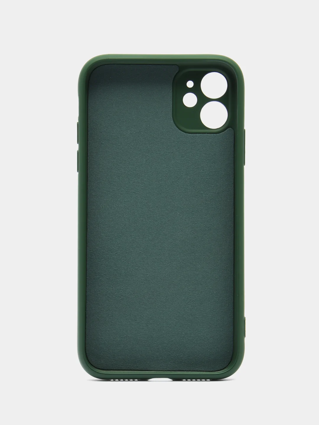 Зеленый silicone Case чехол для iPhone (Айфон) 15, 14, 13, 12, 11, Pro, Max, Mini, Plus, XR, X, XS