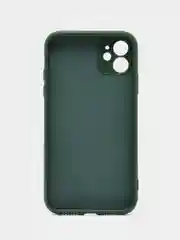 Зеленый silicone Case чехол для iPhone (Айфон) 15, 14, 13, 12, 11, Pro, Max, Mini, Plus, XR, X, XS