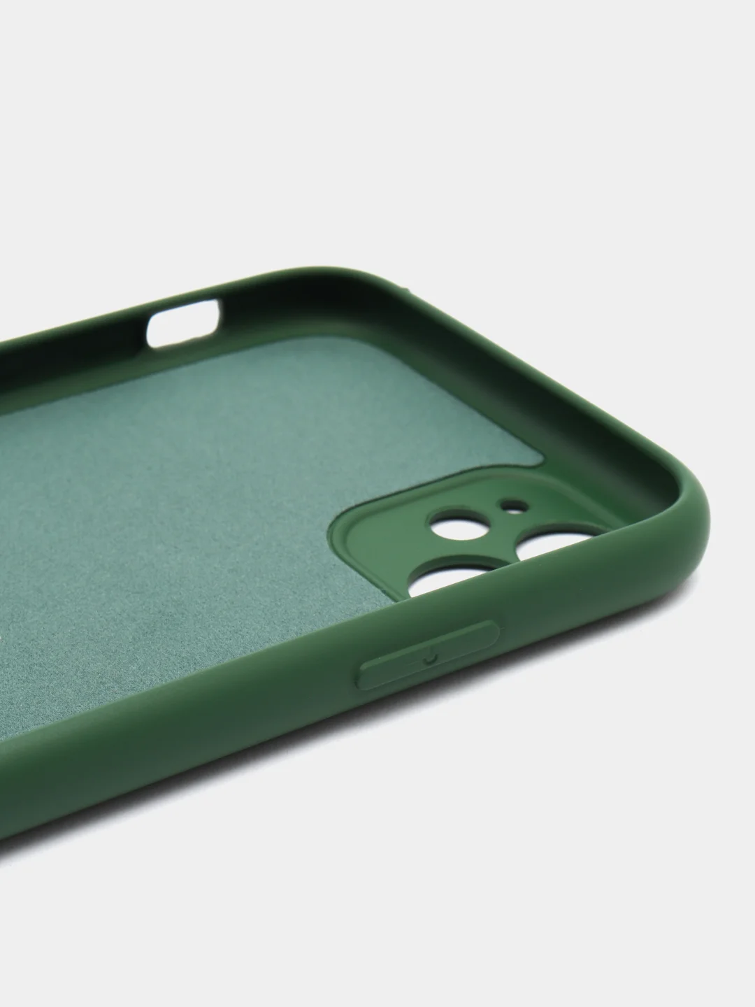 Зеленый silicone Case чехол для iPhone (Айфон) 15, 14, 13, 12, 11, Pro, Max, Mini, Plus, XR, X, XS