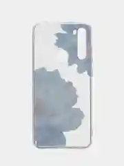 Лазурный силиконовый чехол на Xiaomi Redmi Note 8T / Сяоми Редми Нот 8T прозрачный, с рисунком