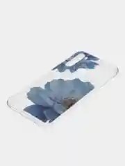 Лазурный силиконовый чехол на Xiaomi Redmi Note 8T / Сяоми Редми Нот 8T прозрачный, с рисунком