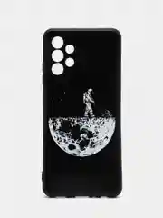 Мятный силиконовый чехол для Samsung Galaxy A32 4G, с принтом, с рисунком (Самсунг Галакси А32)