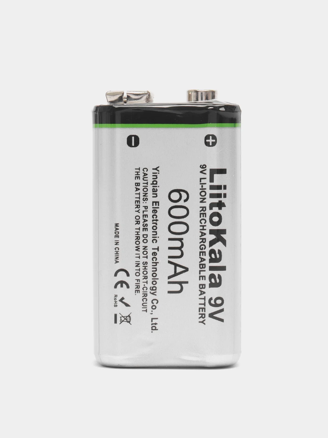 Аккумулятор Крона 600mAh 9V LiitoKala