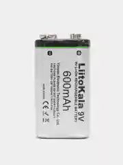 Аккумулятор Крона 600mAh 9V LiitoKala
