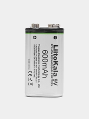 Аккумулятор Крона 600mAh 9V LiitoKala