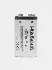 Аккумулятор Крона 600mAh 9V LiitoKala
