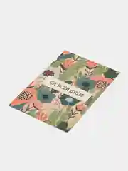 Зеленый мини-открытка, 6 х 9 см