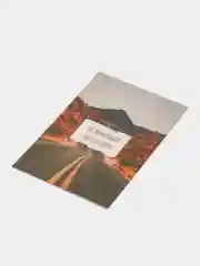 Коричневый мини-открытка, 6 х 9 см