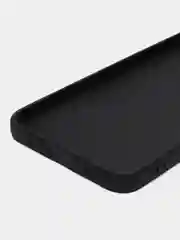 Черный чехолдля Honor X8a силиконовый BROSCORP матовый тонкий с бортиком- защитой вокруг камер