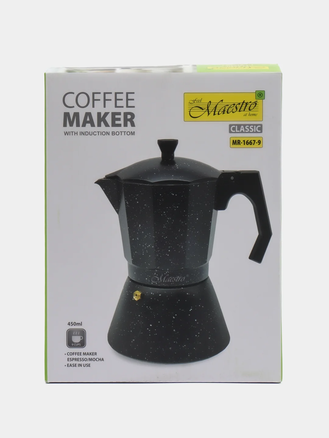 Кофеварка Maestro MR-1667-9 "Espresso Moka", 450 мл