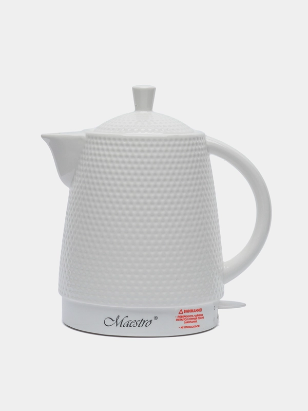Чайник электрический Maestro MR-069-WHITE, керамика, 1,5 л