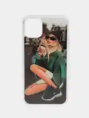 Силиконовый чехол для Apple iPhone 11, 12, 13, с принтом
