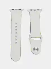 Темно-синий силиконовый ремешок для Apple Watch с рисунком