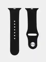 Тёмно-зелёный силиконовый ремешок для Apple Watch с рисунком