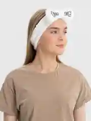 Белый косметическая повязка на голову OMG / повязка бант/ повязка плюшевая / повязка впитывающая