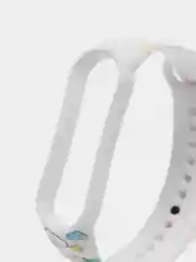 Белый ремешки с рисунком для Xiaomi Mi Band