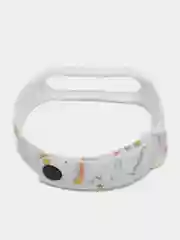 Белый ремешки с рисунком для Xiaomi Mi Band