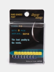 Крючки рыболовные, форма wide gape, 8 штук