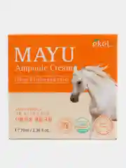 Светло-оранжевый корейский ампульный крем Ekel Ampule Cream, 70 мг