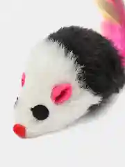 Черный игрушка для кошки "Мышка"